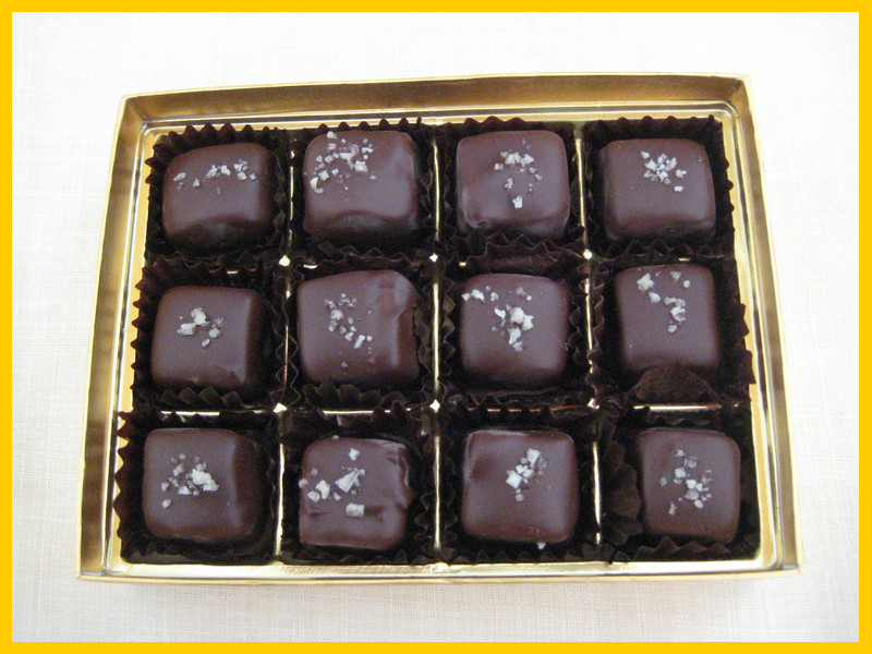 Drk. Choc. in bottom of box